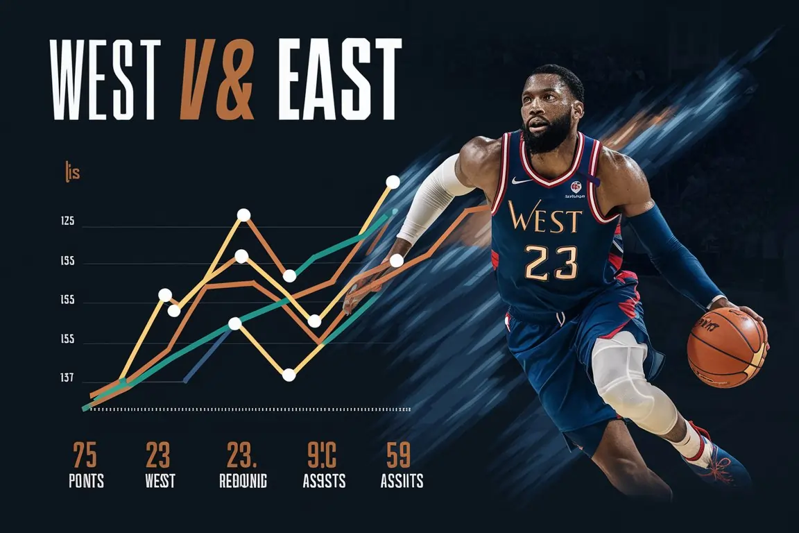 west vs east match player stats