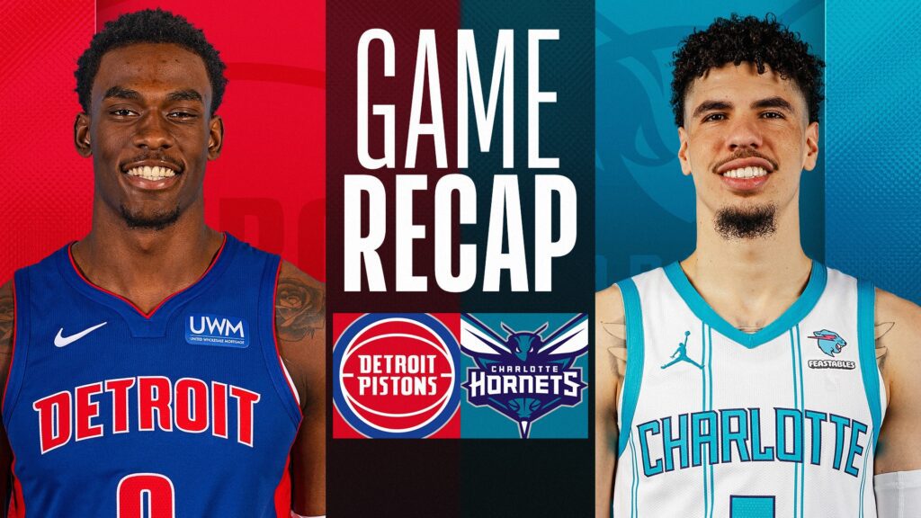 Key Moments in the Charlotte Hornets vs Detroit Pistons Match