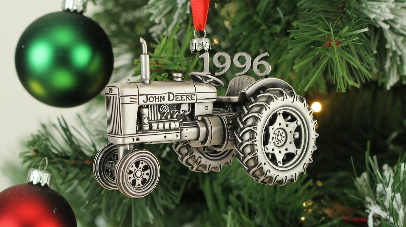 Discover the Beauty of the 1996 John Deere Pewter Christmas Ornament: A Collector’s Delight